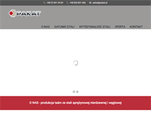 Tablet Screenshot of pakat.pl